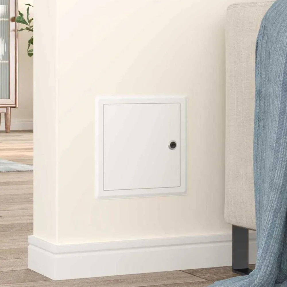 vidaXL Panel de acceso 2 pcs 23 x 23 x 3 cm Acero