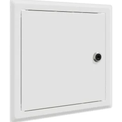 vidaXL Panel de acceso 2 pcs 23 x 23 x 3 cm Acero