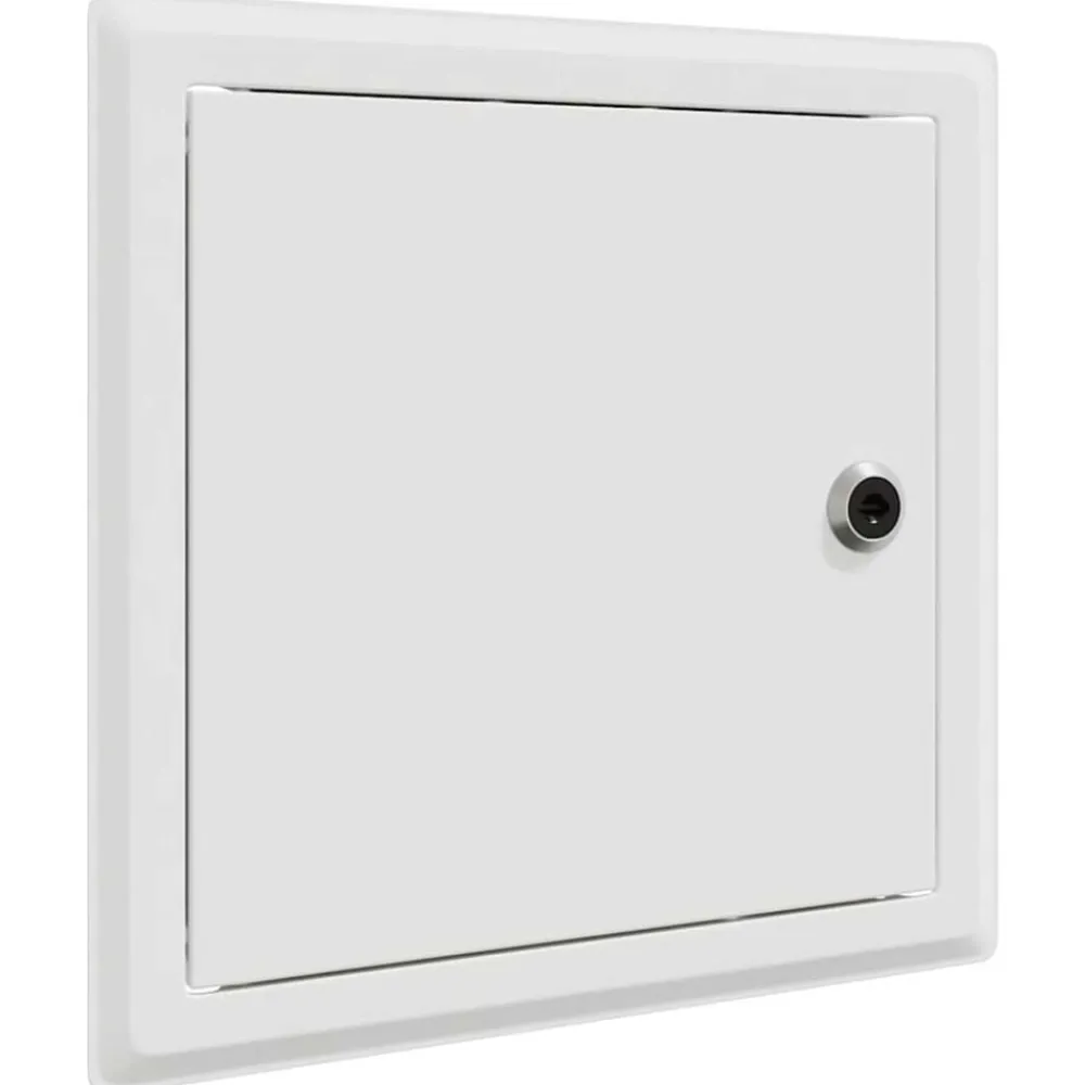 vidaXL Panel de acceso 2 pcs 23 x 23 x 3 cm Acero