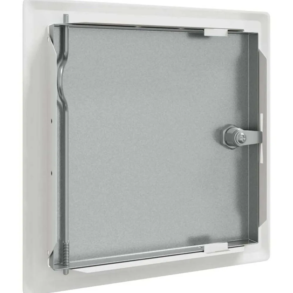 vidaXL Panel de acceso 2 pcs 23 x 23 x 3 cm Acero