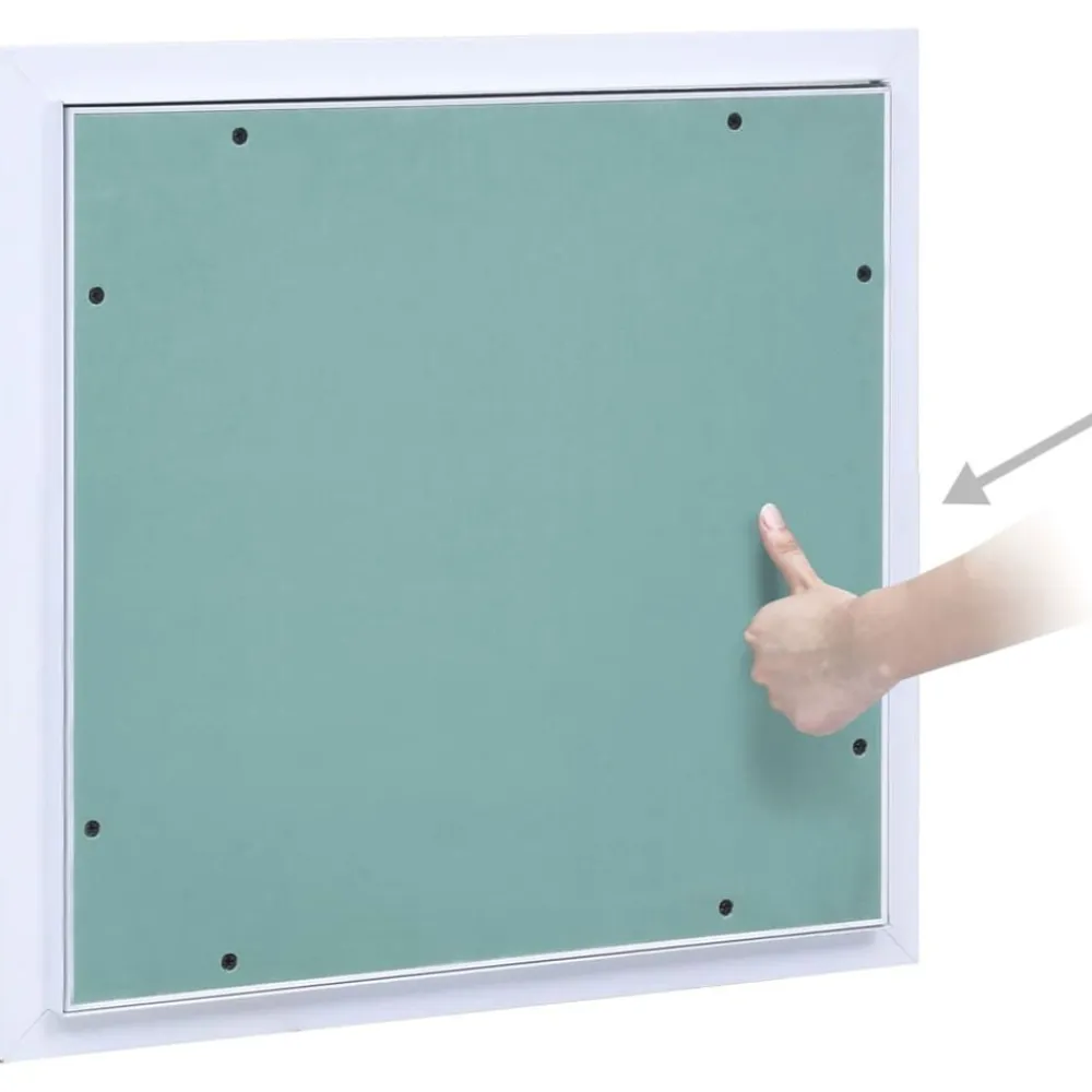 vidaXL Panel de acceso marco de aluminio y placa de yeso 200x200 mm Outlet