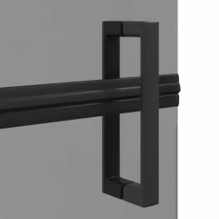 vidaXL Panel de ducha a ras de suelo Negro 70 x 6,5 x 190 cm Marco negro/cristal oscuro transparente Online