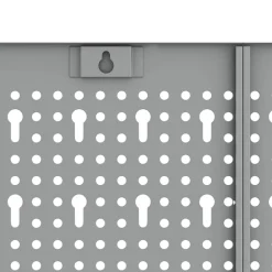 vidaXL Panel de Herramientas 2 pcs Gris 100 x 1 x 60 cm Best
