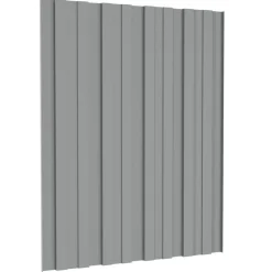 vidaXL Panel de techo 12 pcs 60 x 45 cm Acero galvanizado Gris Sale
