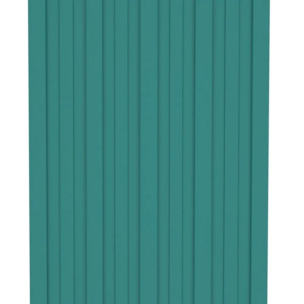 vidaXL Materiales De Construcción-Panel de techo 12 pcs 60 x 45 cm Acero galvanizado