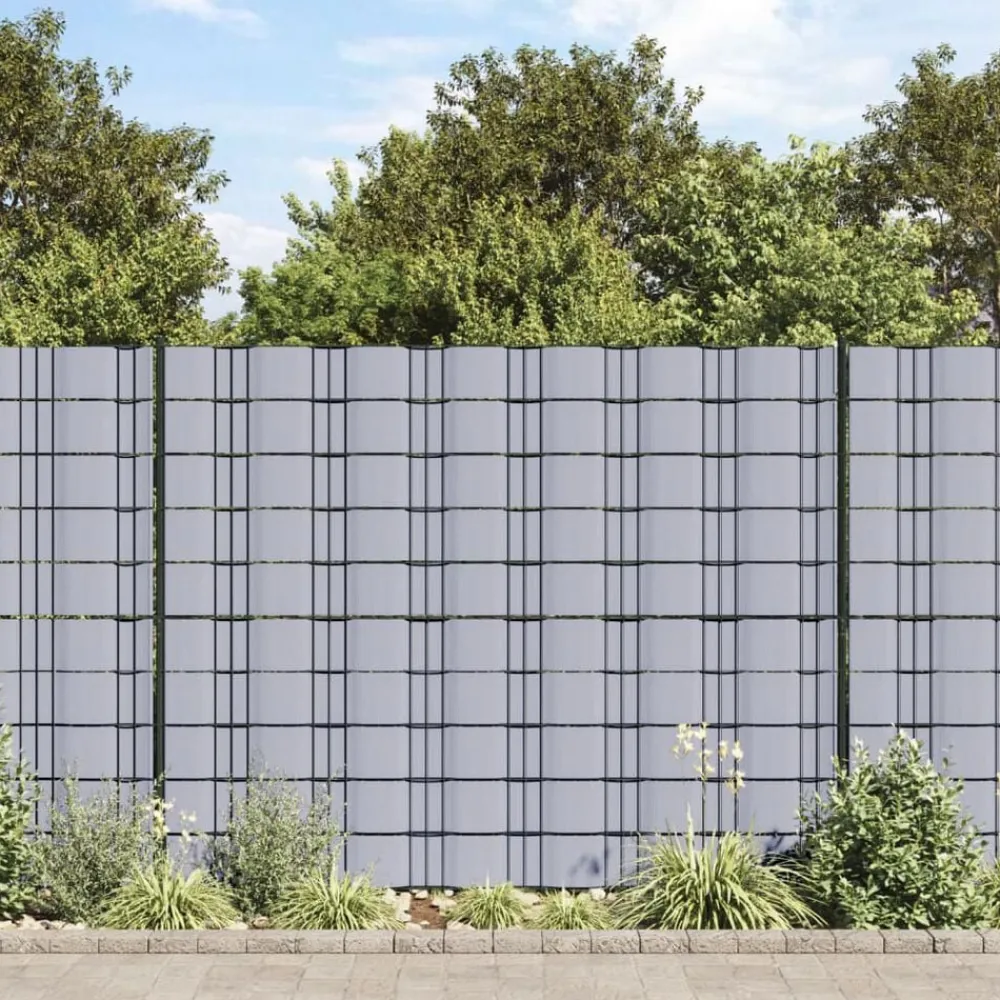 vidaXL Vallas De Jardín-Panel de valla de PVC 70x0,19 m