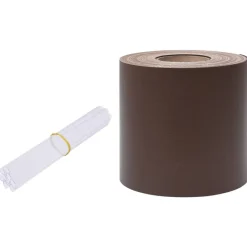 vidaXL Panel de valla de PVC marrón 35x0,19 m Marrón Hot