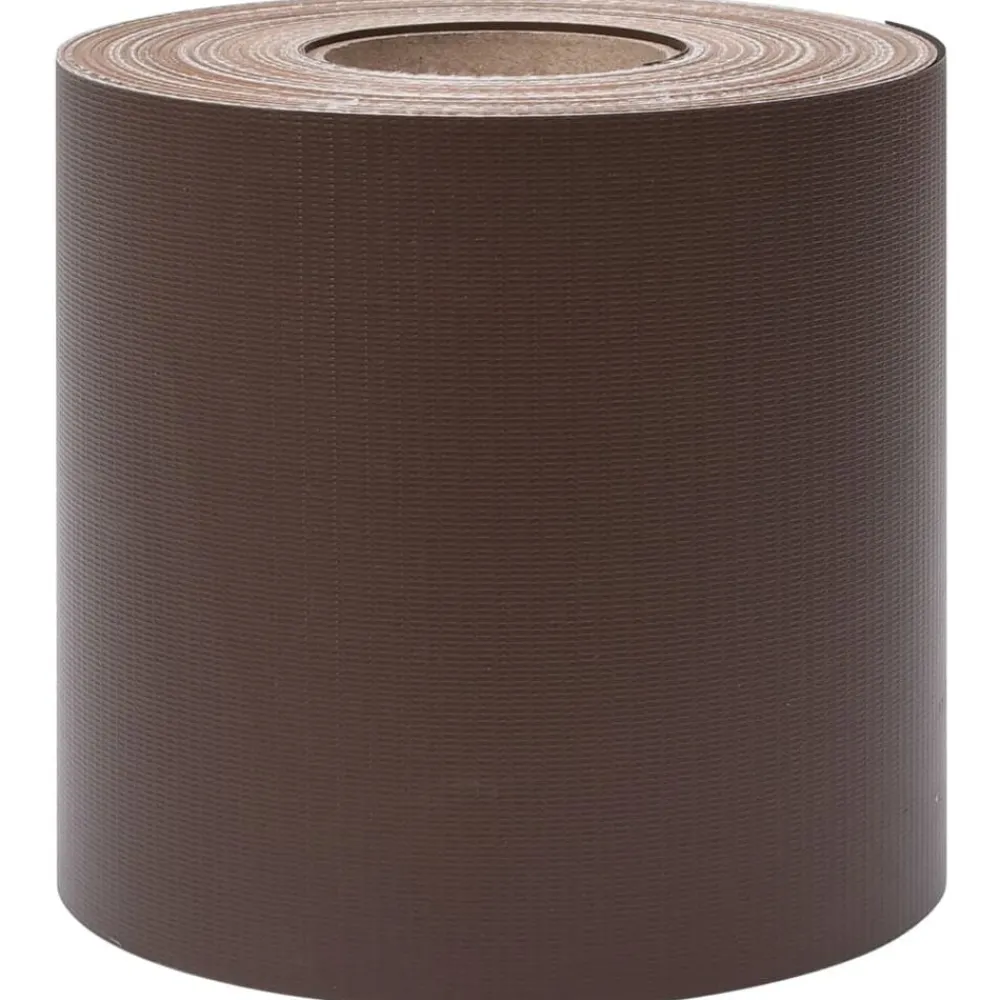 vidaXL Panel de valla de PVC marrón 35x0,19 m Marrón Hot