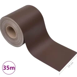 vidaXL Panel de valla de PVC marrón 35x0,19 m Marrón Hot