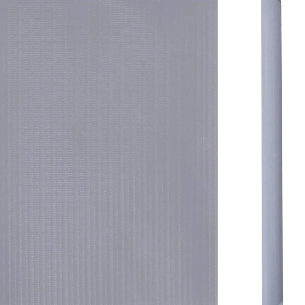 vidaXL Panel de valla de PVC 35x0,19 m gris claro mate