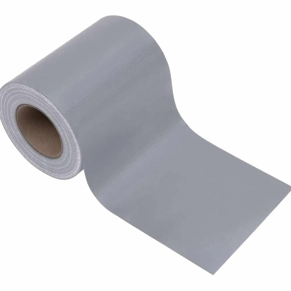 vidaXL Panel de valla de PVC 35x0,19 m gris claro mate