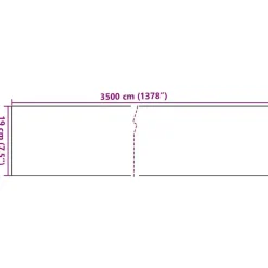 vidaXL Vallas De Jardín-Panel de valla de PVC 35x0,19 m