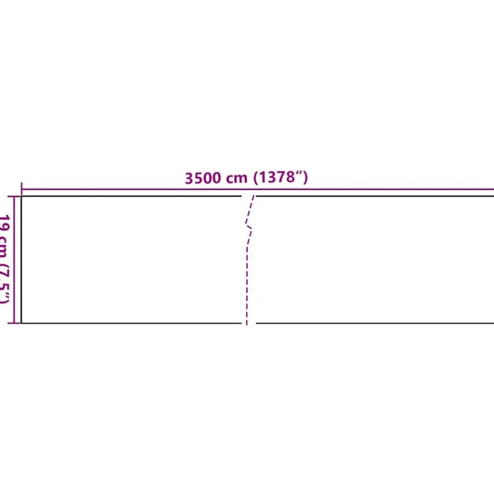 vidaXL Vallas De Jardín-Panel de valla de PVC 35x0,19 m
