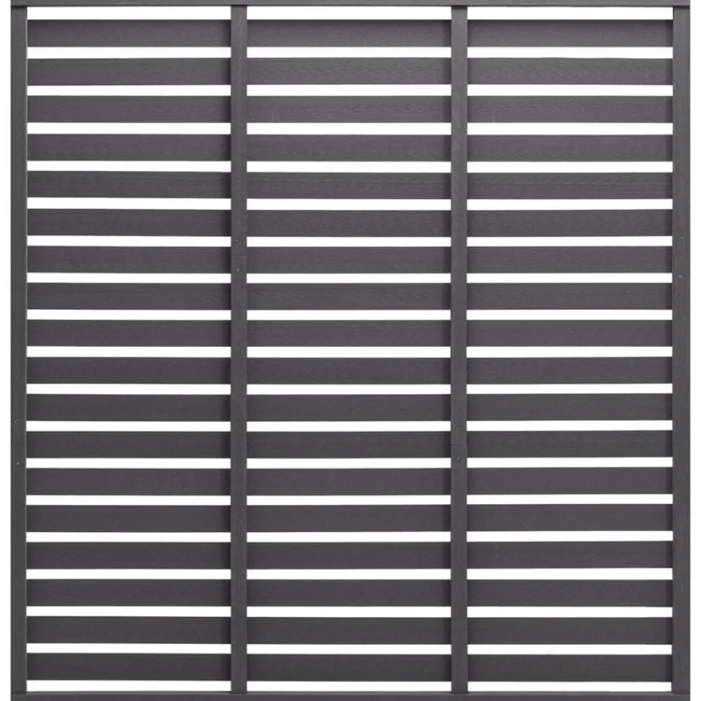 vidaXL Vallas De Jardín-Panel de valla de WPC 180x180 cm