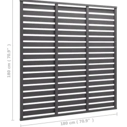 vidaXL Vallas De Jardín-Panel de valla de WPC 180x180 cm