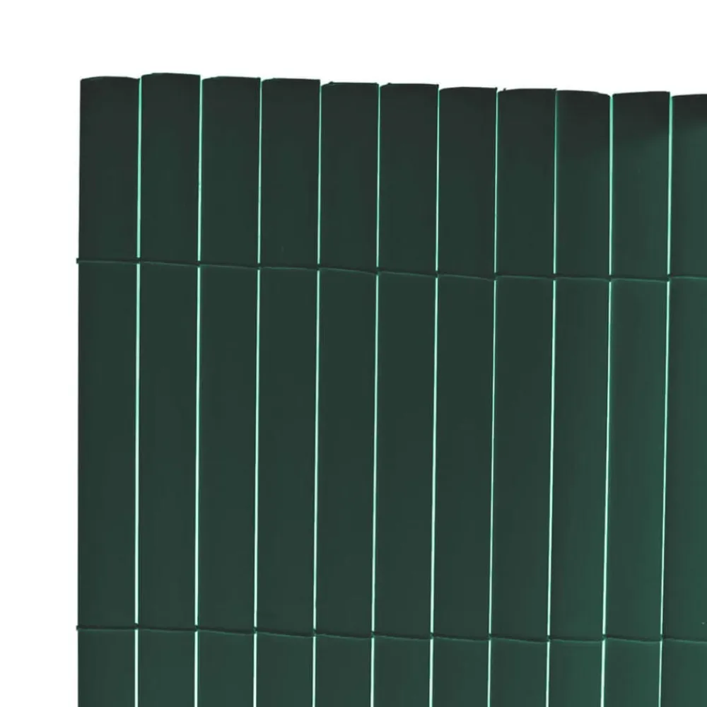vidaXL Vallas De Jardín-Panel de valla PVC verde 90x300 cm