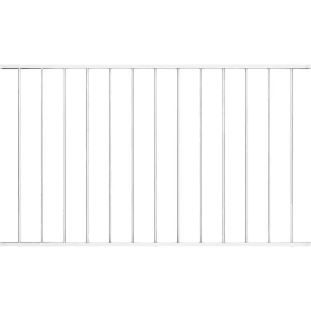 vidaXL Vallas De Jardín-Panel de valla Woerden de acero con recubrimiento en polvo, 1,7 x 0,75 m,