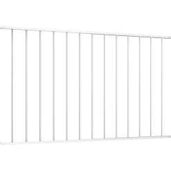 vidaXL Vallas De Jardín-Panel de valla Woerden de acero con recubrimiento en polvo, 1,7 x 0,75 m,