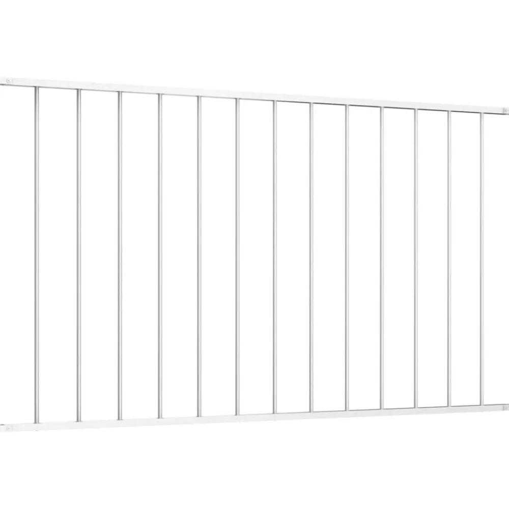vidaXL Vallas De Jardín-Panel de valla Woerden de acero con recubrimiento en polvo, 1,7 x 0,75 m,