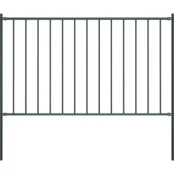 vidaXL Vallas De Jardín-Panel de valla Woerden con postes de acero, 1,7 x 0,75 m,