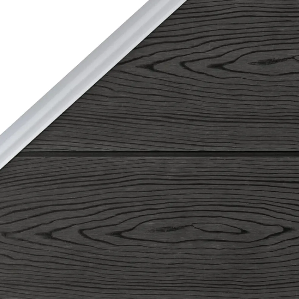 vidaXL Vallas De Jardín-Panel de valla WPC 95x(105-180) cm