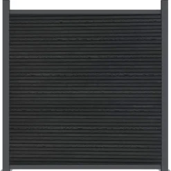 vidaXL Panel de valla WPC 353x186 cm Gris Best