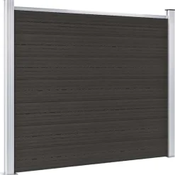 vidaXL Vallas De Jardín-Panel de valla WPC 180x146 cm