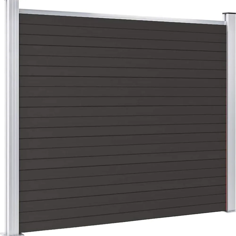 vidaXL Vallas De Jardín-Panel de valla WPC 180x146 cm