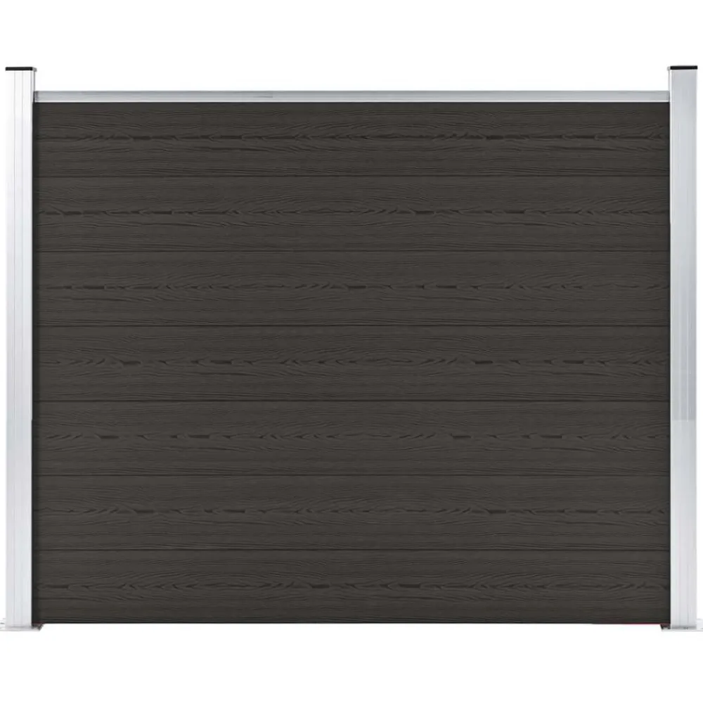 vidaXL Vallas De Jardín-Panel de valla WPC 180x146 cm