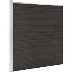 vidaXL Vallas De Jardín-Panel de valla WPC 175x186 cm