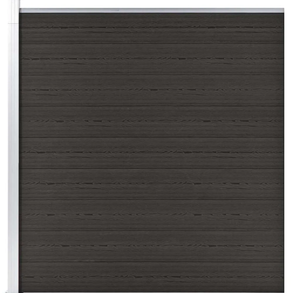 vidaXL Vallas De Jardín-Panel de valla WPC 175x186 cm