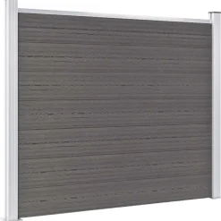 vidaXL Vallas De Jardín-Panel de valla WPC 180x146 cm