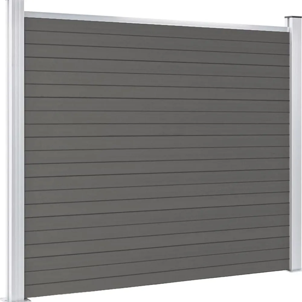 vidaXL Vallas De Jardín-Panel de valla WPC 180x146 cm