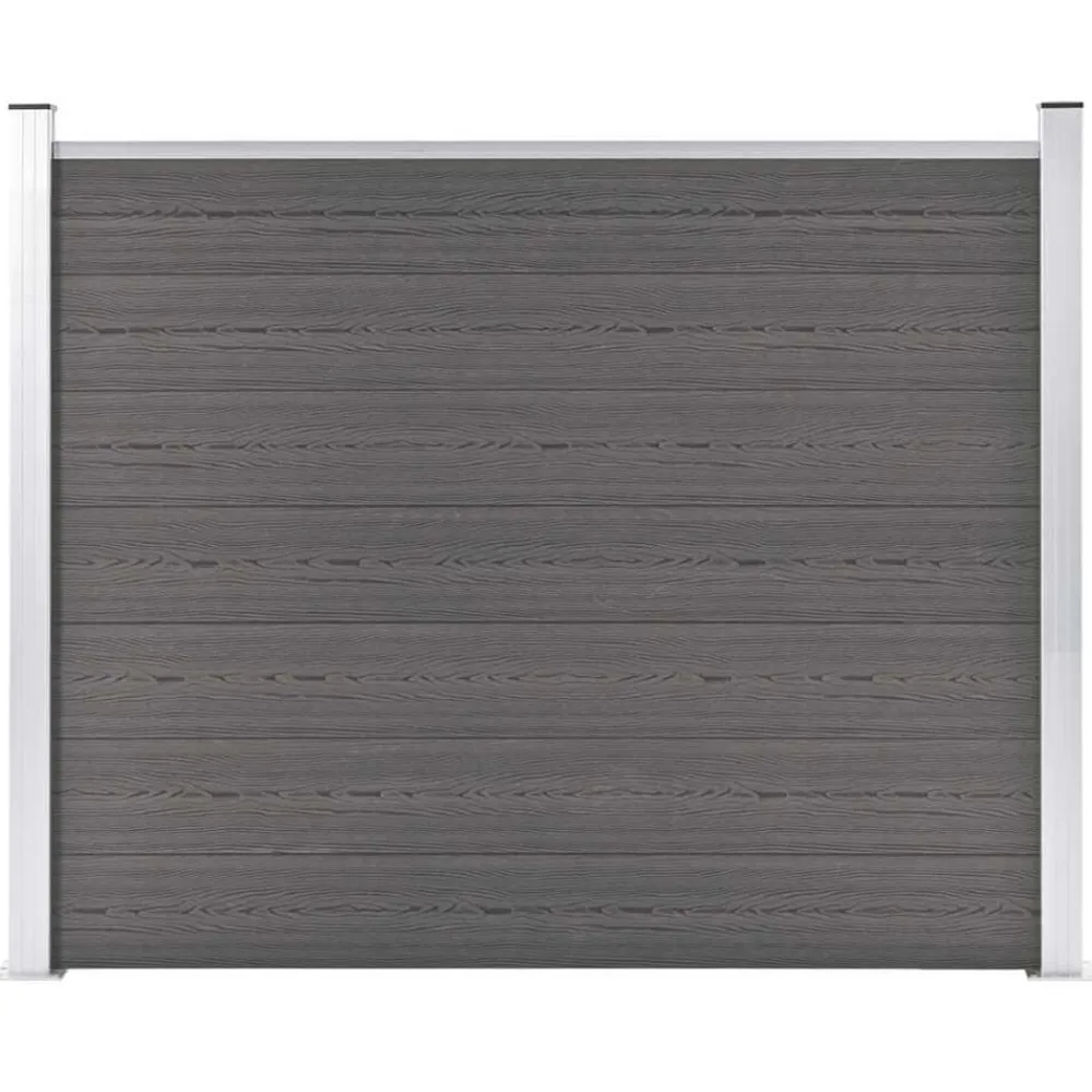 vidaXL Vallas De Jardín-Panel de valla WPC 180x146 cm