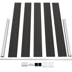 vidaXL Panel de valla WPC 180x105 cm Negro Hot