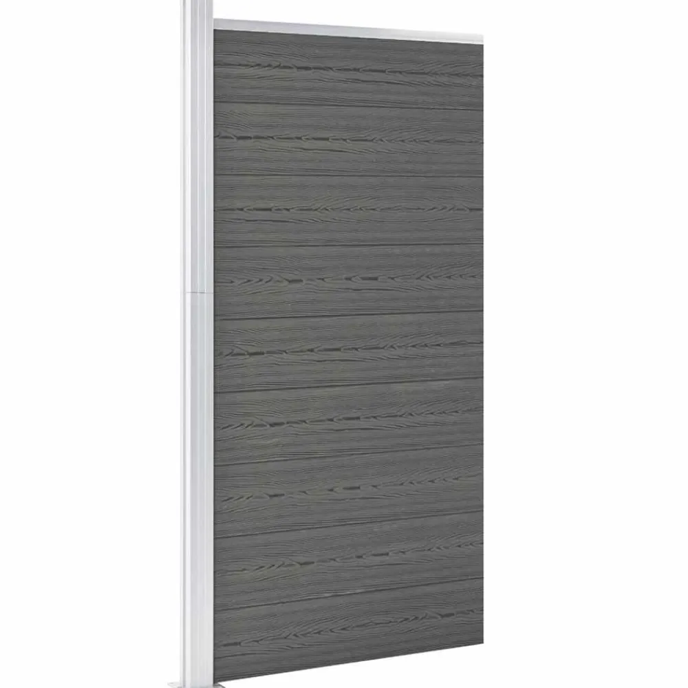 vidaXL Vallas De Jardín-Panel de valla WPC 95x186 cm