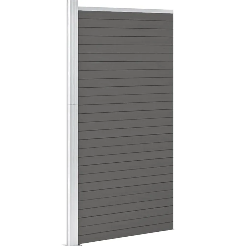 vidaXL Vallas De Jardín-Panel de valla WPC 95x186 cm