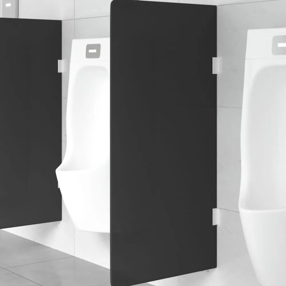 vidaXL Fontanería-Panel privacidad urinario pared vidrio templado 90x40 cm