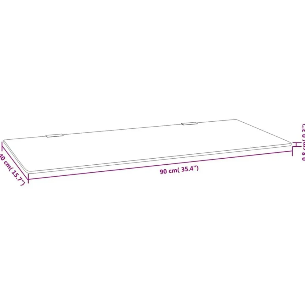 vidaXL Fontanería-Panel privacidad urinario pared vidrio templado 90x40 cm