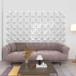 vidaXL Materiales De Construcción-Paneles de pared 12 pcs 50 x 50 cm Espuma XPS