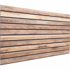 vidaXL Materiales De Construcción-Paneles de pared 10 pcs Marrón Claro 100 x 50 cm Espuma EPS