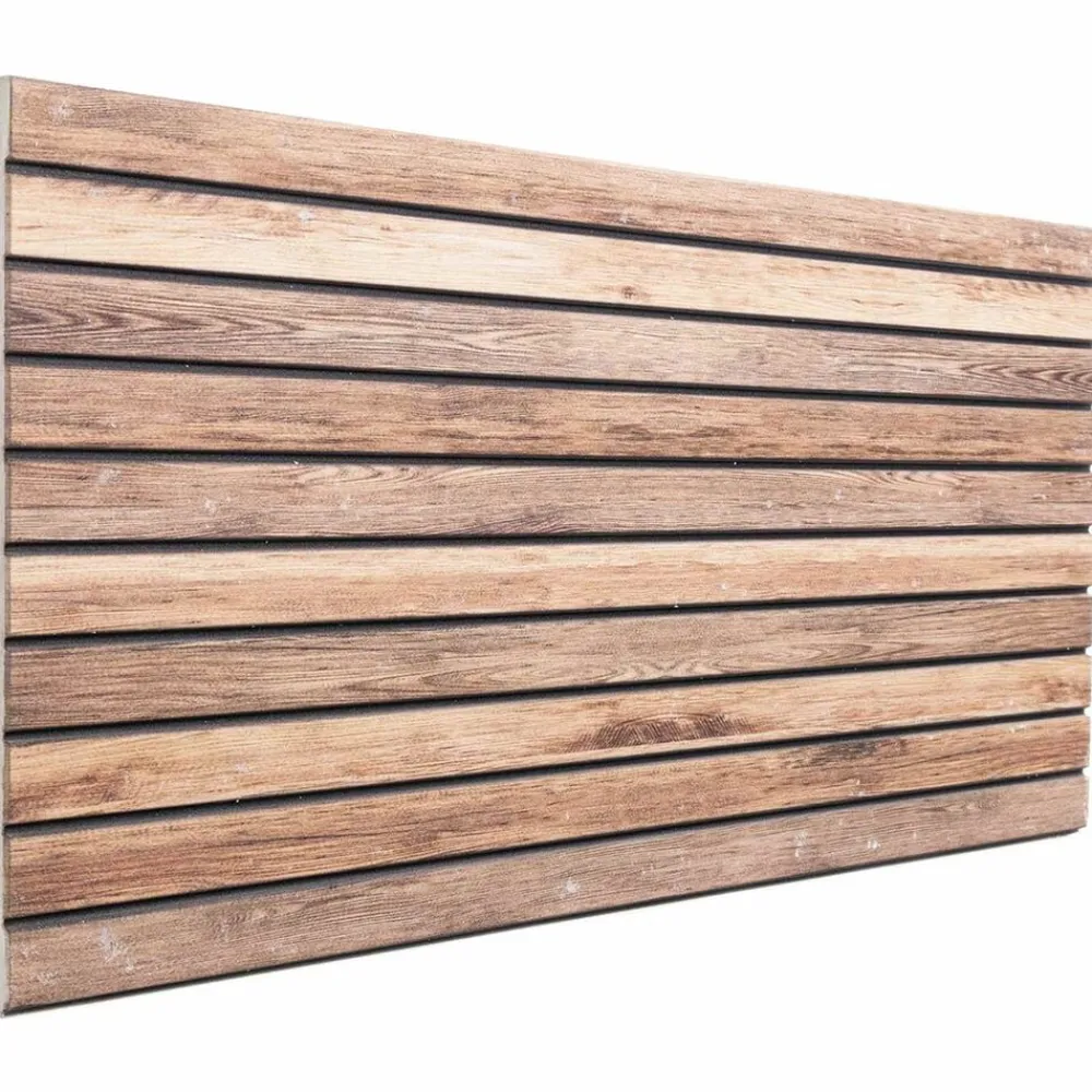 vidaXL Materiales De Construcción-Paneles de pared 10 pcs Marrón Claro 100 x 50 cm Espuma EPS