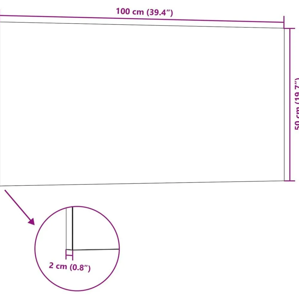 vidaXL Materiales De Construcción-Paneles de pared 10 pcs 100 x 50 cm Espuma EPS