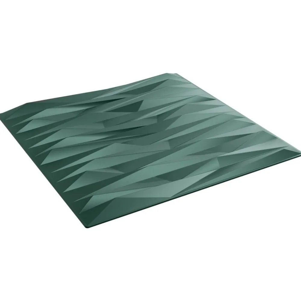 vidaXL Paneles de pared 24 pcs 50 x 50 cm Espuma XPS Verde piedra New