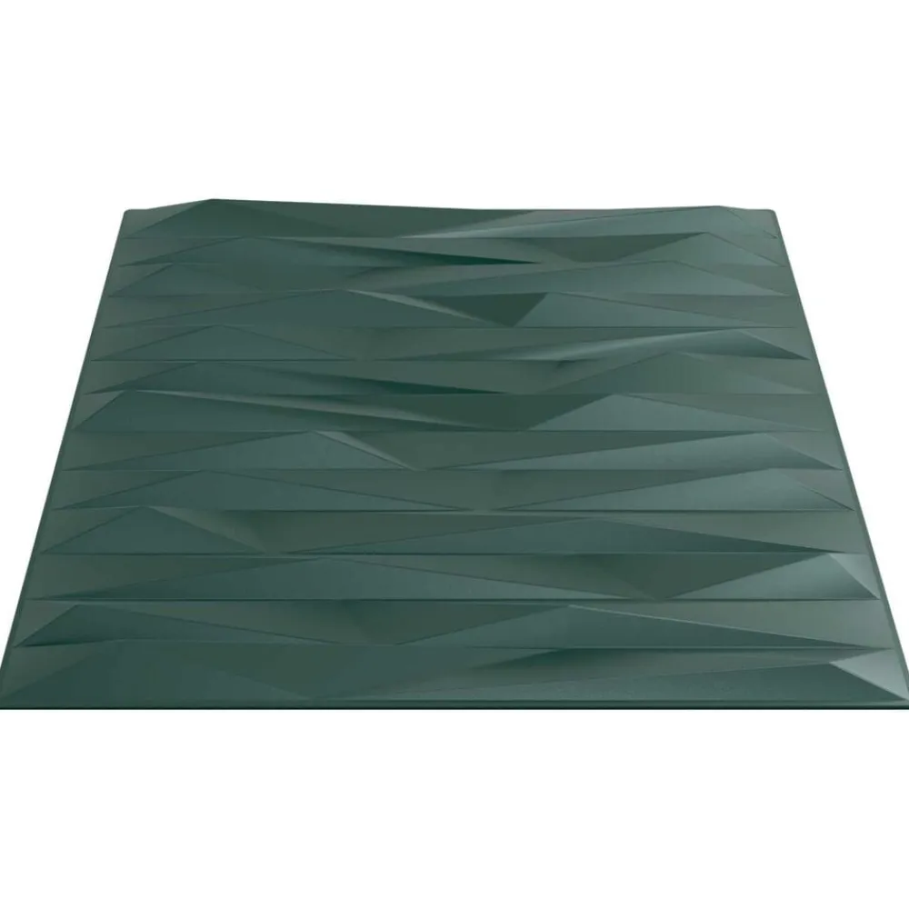 vidaXL Paneles de pared 24 pcs 50 x 50 cm Espuma XPS Verde piedra New