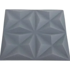 vidaXL Paneles de pared 48 pcs Origami Gris 50 x 50 cm Espuma XPS Gris origami Online
