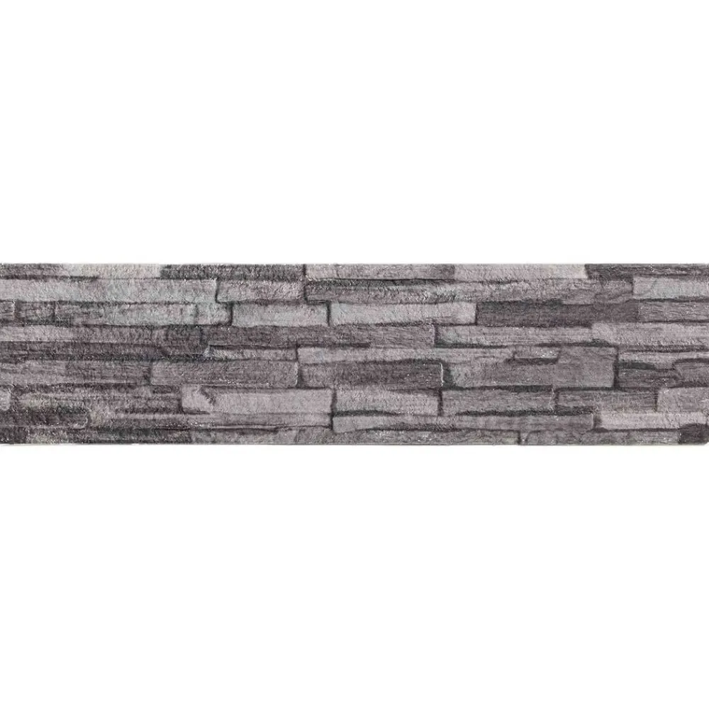vidaXL Paneles de pared 10 pcs 100 x 25 cm Espuma EPS Antracita Sale