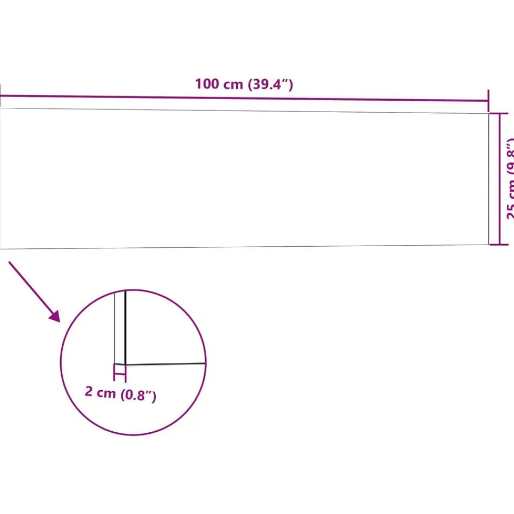 vidaXL Paneles de pared 10 pcs 100 x 25 cm Espuma EPS Antracita Sale