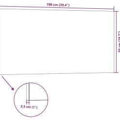 vidaXL Materiales De Construcción-Paneles de pared 10 pcs 100 x 50 cm Espuma EPS