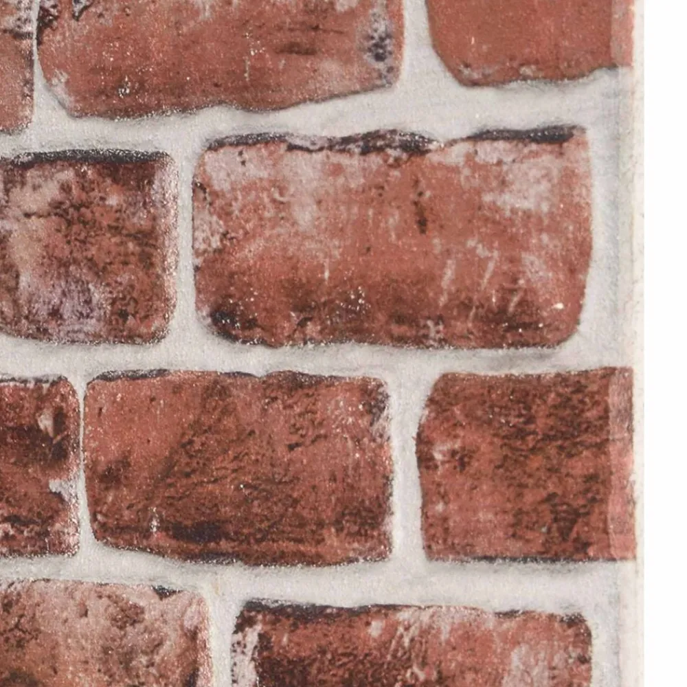 vidaXL Materiales De Construcción-Paneles de pared 10 pcs Marrón oscuro y 100 x 50 cm Espuma EPS